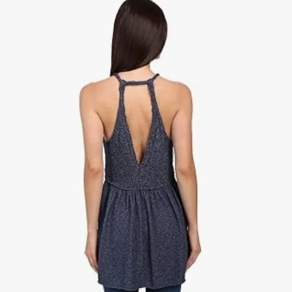 Free People Navy Textured Tunic - Picture 4 of 10